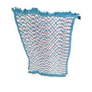 Handmade Throw Blanket Pink Blue White Mauve Brand New